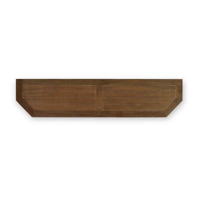 Bramble - Cape Cod Narrow Media Console in Straw Wash w/ Architectural White Interior - 26398STW-HRW--LDT