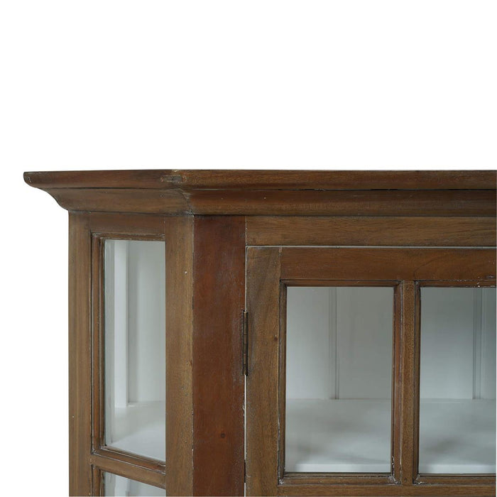 Bramble - Cape Cod Narrow Media Console in Straw Wash w/ Architectural White Interior - 26398STW-HRW--LDT