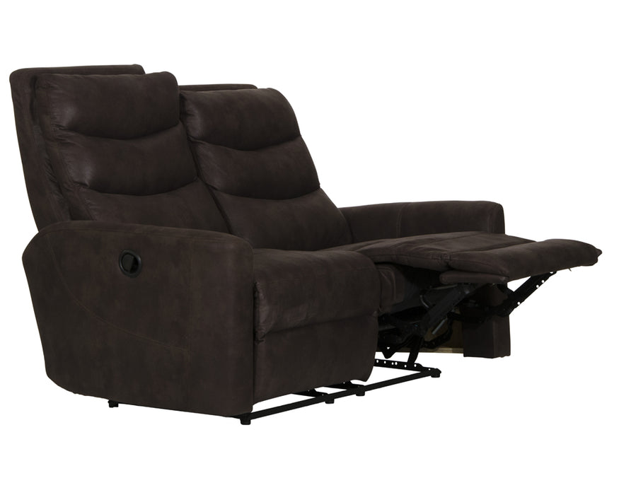 Catnapper - Gill Power Reclining Loveseat in Chocolate - 62642-CHOCOLATE