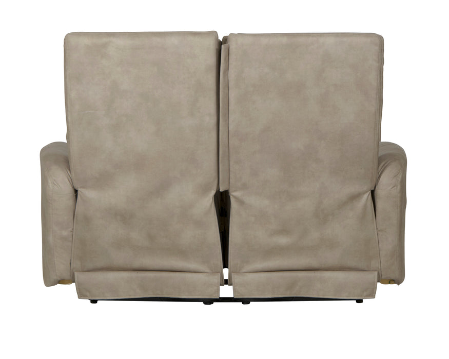 Catnapper - Gill Power Reclining Loveseat in Putty - 62642-PUTTY - GreatFurnitureDeal