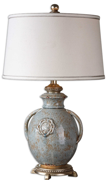 Uttermost - Cancello Blue Glaze Lamp - 26483 - GreatFurnitureDeal