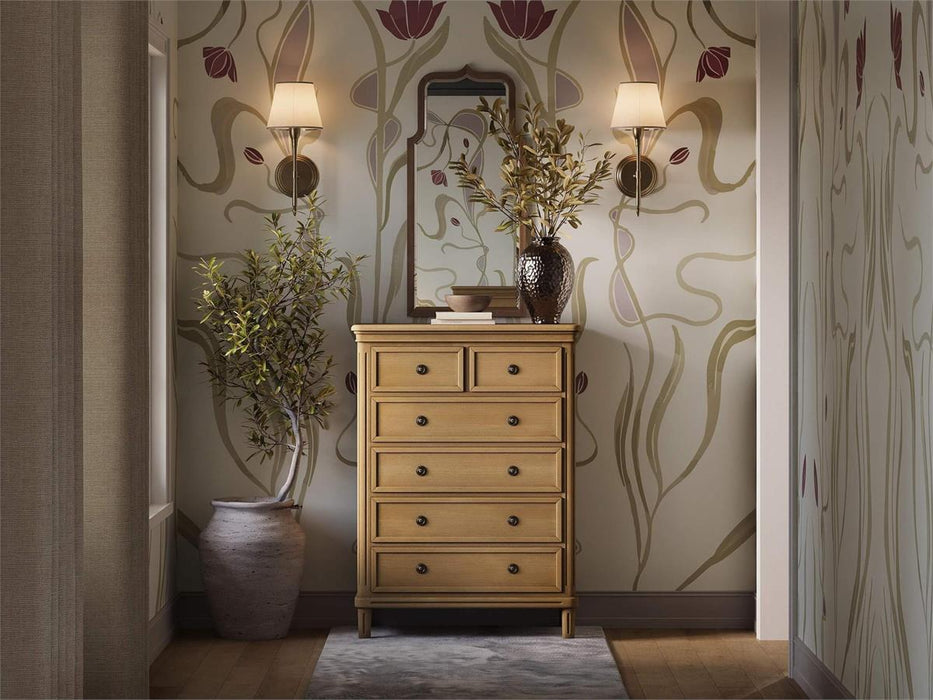 Bramble - Hayward 6 Drawer Tall Boy in Fruitwood - 26497FRW-----