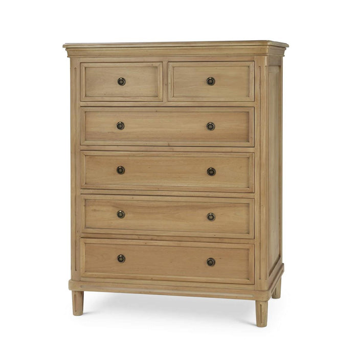 Bramble - Hayward 6 Drawer Tall Boy in Fruitwood - 26497FRW-----