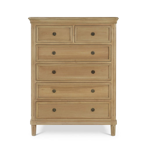 Bramble - Hayward 6 Drawer Tall Boy in Fruitwood - 26497FRW----- - GreatFurnitureDeal