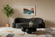 Meridian Furniture - Spherical Black Genuine Marble Coffee Table (4 Boxes) - 264Black-CT - GreatFurnitureDeal