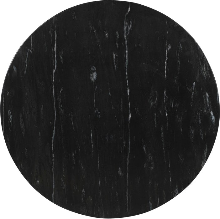 Meridian Furniture - Spherical Black Genuine Marble Coffee Table (4 Boxes) - 264Black-CT - GreatFurnitureDeal