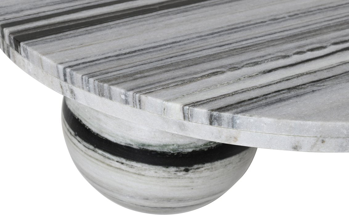 Meridian Furniture - Spherical Panda Genuine Marble Coffee Table (4 Boxes) - 264Panda-CT - GreatFurnitureDeal