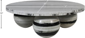 Meridian Furniture - Spherical Panda Genuine Marble Coffee Table (4 Boxes) - 264Panda-CT - GreatFurnitureDeal