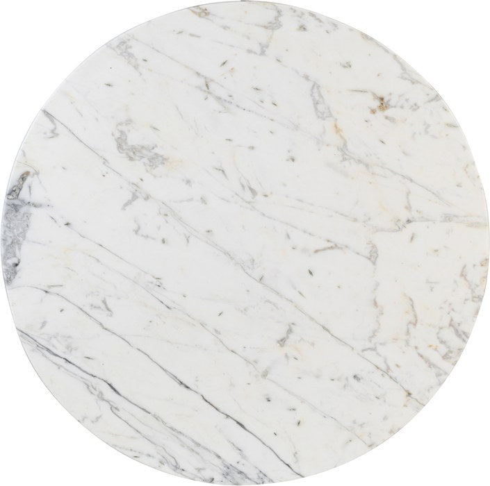 Meridian Furniture - Spherical White Genuine Marble Coffee Table (4 Boxes) - 264White-CT - GreatFurnitureDeal