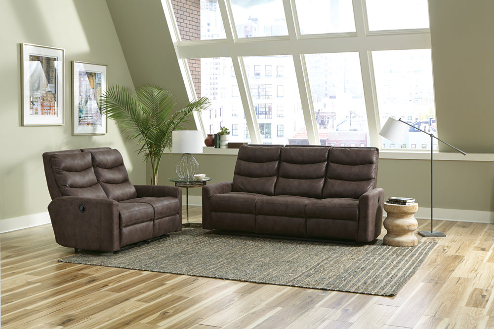 Catnapper - Gill 3 Piece Power Reclining Living Room Set in Chocolate - 62641-642-640-CHOCOLATE