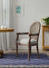 Bramble - Tulip Rattan Back Dining Arm Chair w-o Fluted Leg - BR-26511BHD LN126 - GreatFurnitureDeal