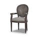 Bramble - Tulip Rattan Back Dining Arm Chair w-o Fluted Leg - BR-26511BHD LN126 - GreatFurnitureDeal