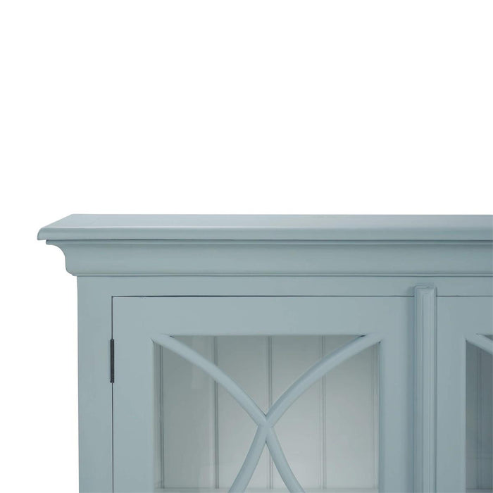 Bramble - Hamilton 4 Door Buffet in Frosted Blue w/ True White Interior and no distressing - 26555FRB-TRW--NDT