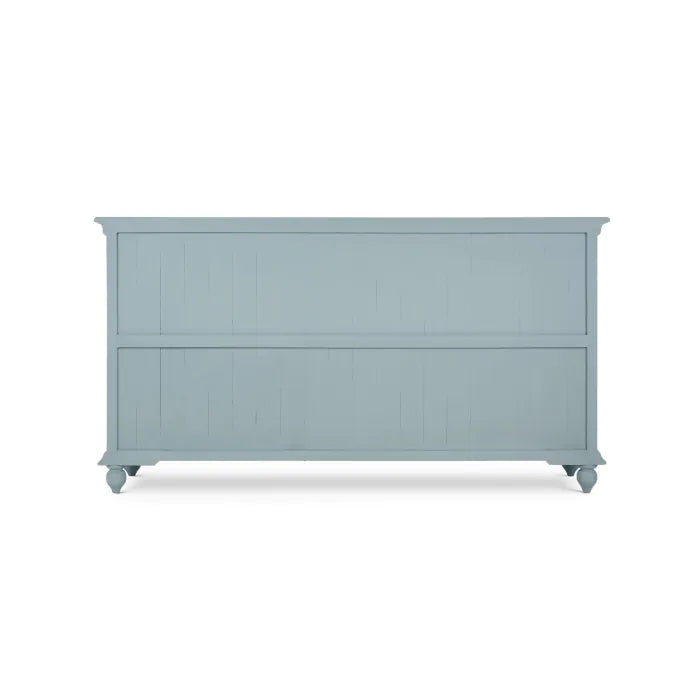 Bramble - Hamilton 4 Door Buffet in Frosted Blue w/ True White Interior and no distressing - 26555FRB-TRW--NDT - GreatFurnitureDeal