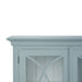 Bramble - Hamilton 4 Door Buffet in Frosted Blue w/ True White Interior and no distressing - 26555FRB-TRW--NDT - GreatFurnitureDeal