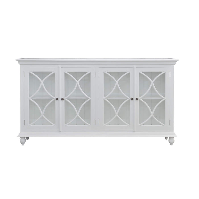 Bramble - Hamilton 4 Door Buffet in True White - US-WS-26555TRW----- - GreatFurnitureDeal