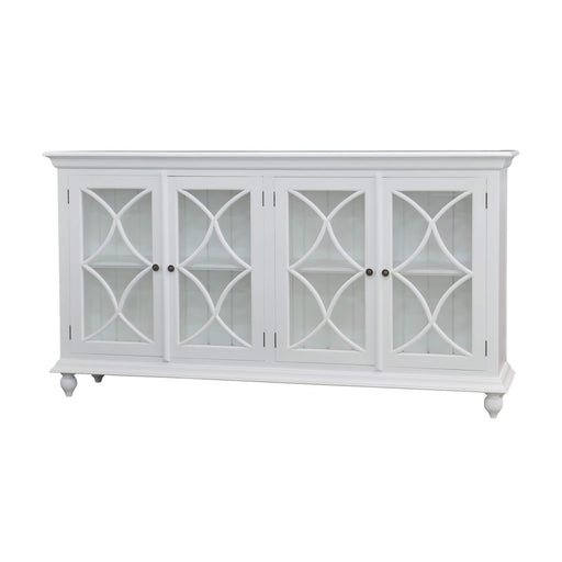Bramble - Hamilton 4 Door Buffet in True White - US-WS-26555TRW----- - GreatFurnitureDeal