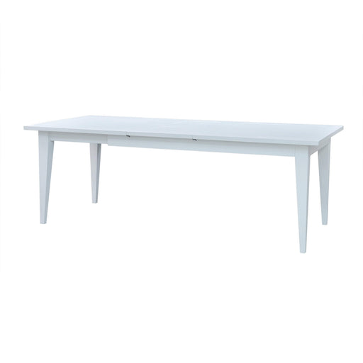 Bramble - Summerville Butterfly Extension Dining Table 67 - 87" in Architectural White, Light Distressed - US-WS-26563HRW----LDT - GreatFurnitureDeal