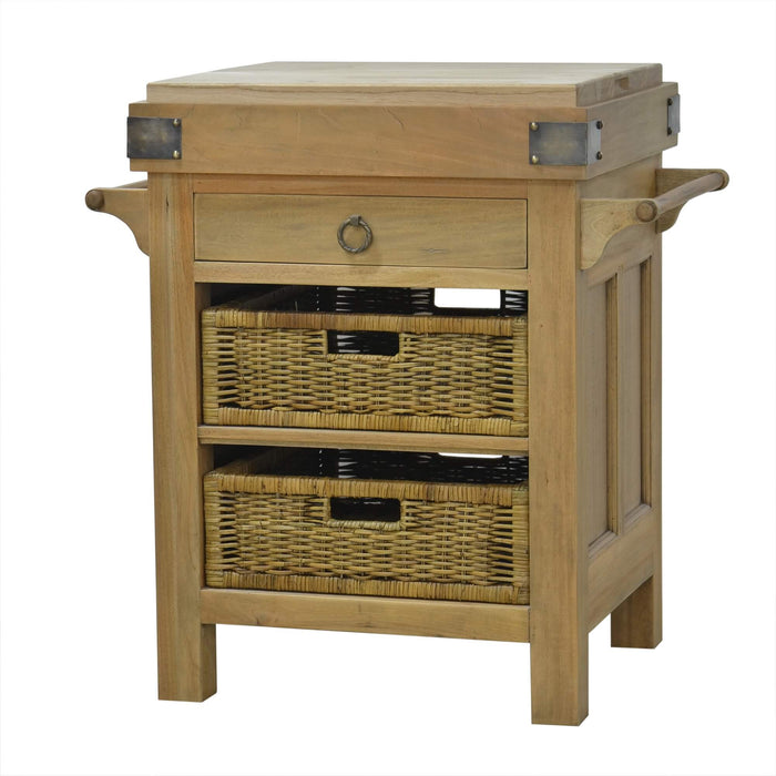 Bramble - Sonoma Island w/ Rattan Baskets in Driftwood, Rattan Glaze - US-WS-26589DRW-RGZE---