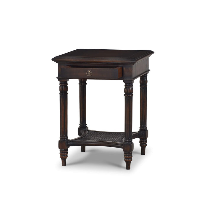 Bramble - Montego Square End Table w/ Drawer - BR-26626 - GreatFurnitureDeal