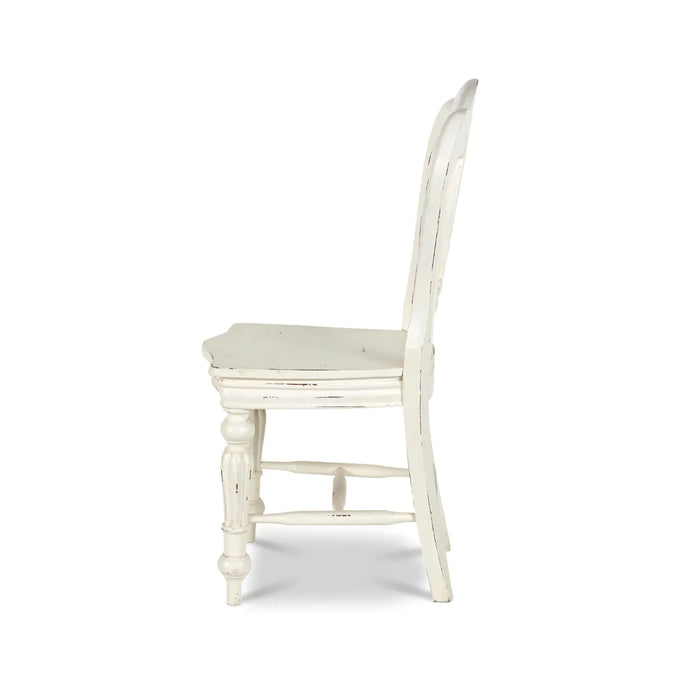 Bramble - Napoleon Counter Stool w- Back Carving - 26712WHD - GreatFurnitureDeal