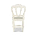 Bramble - Napoleon Counter Stool w- Back Carving - 26712WHD - GreatFurnitureDeal