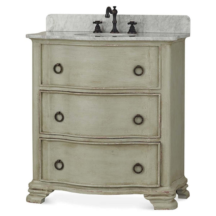 Bramble - Davis Vanity in Mist - 26710MST - GreatFurnitureDeal