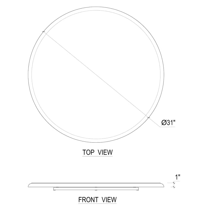 Bramble - Lazy Susan Large - BR-26803 - GreatFurnitureDeal