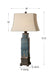 Uttermost - Soprana Blue Table Lamp - 26833 - GreatFurnitureDeal