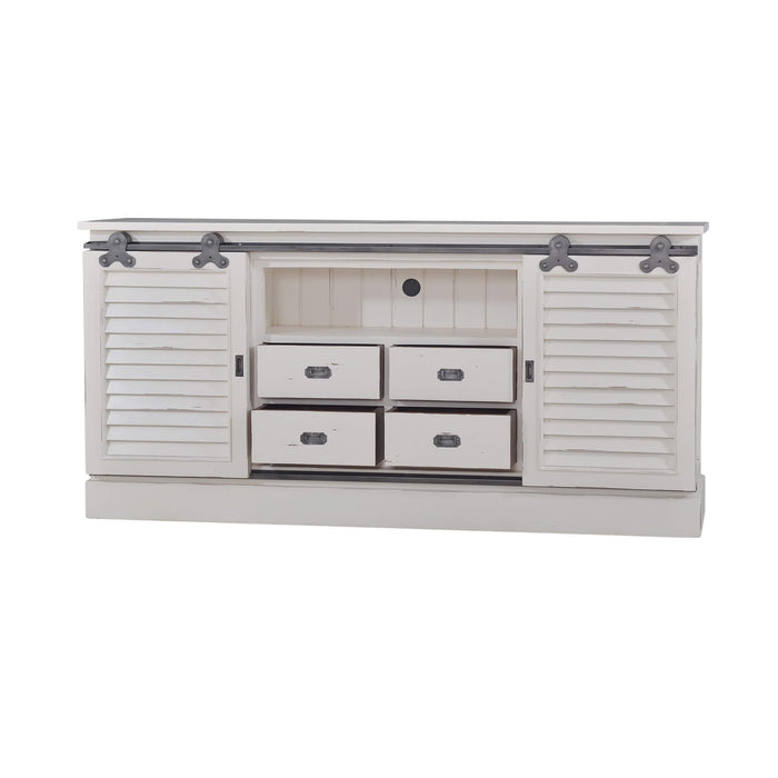 Bramble - Sanoma Media Console 7' in White Harvest - US-WS-26836WHD----- - GreatFurnitureDeal