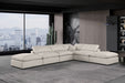 Meridian Furniture - Comfy 157" Linen Textured Fabric Upholstered 6 Piece Modular Sectional - 187Beige-Sec6E - GreatFurnitureDeal
