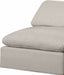 Meridian Furniture - Comfy 157" Linen Textured Fabric Upholstered 7 Piece Modular Sectional - 187Beige-Sec7C - GreatFurnitureDeal
