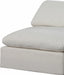 Meridian Furniture - Comfy 157" Linen Textured Fabric Upholstered 6 Piece Modular Sectional - 187Cream-Sec6E - GreatFurnitureDeal