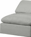 Meridian Furniture - Comfy 157" Linen Textured Fabric Upholstered 6 Piece Modular Sectional - 187Grey-Sec6E - GreatFurnitureDeal