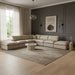Meridian Furniture - Comfy 157" Vegan Leather Upholstered 7 Piece Modular Sectional - 188Cream-Sec7C - GreatFurnitureDeal