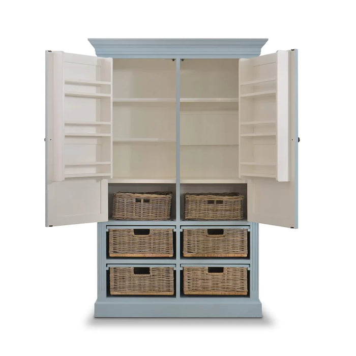Bramble - Sonoma Storage Cabinet w- Baskets - BR-26911WOB-SWH - GreatFurnitureDeal