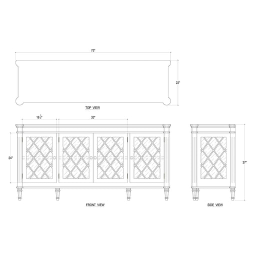 Bramble - Kelly Sideboard - 26937WDW - GreatFurnitureDeal