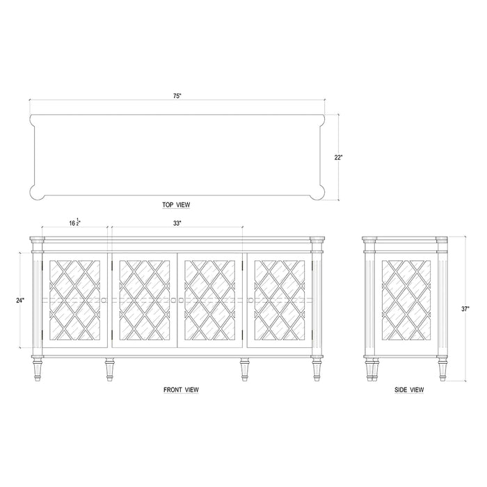 Bramble - Kelly Sideboard - 26937WDW - GreatFurnitureDeal