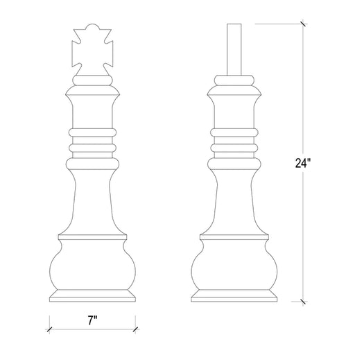 Bramble - King Chess Piece - BR-26971 - GreatFurnitureDeal