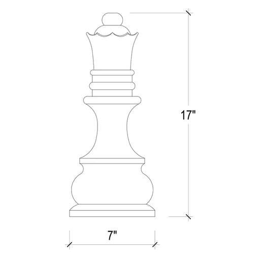 Bramble - Queen Chess Piece - BR-26972 - GreatFurnitureDeal