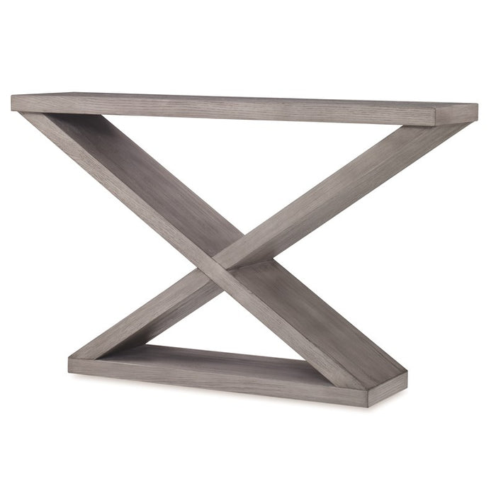 Ambella Home Collection - Salone Double-V Console - Ash Grey - 27037-850-003 - GreatFurnitureDeal