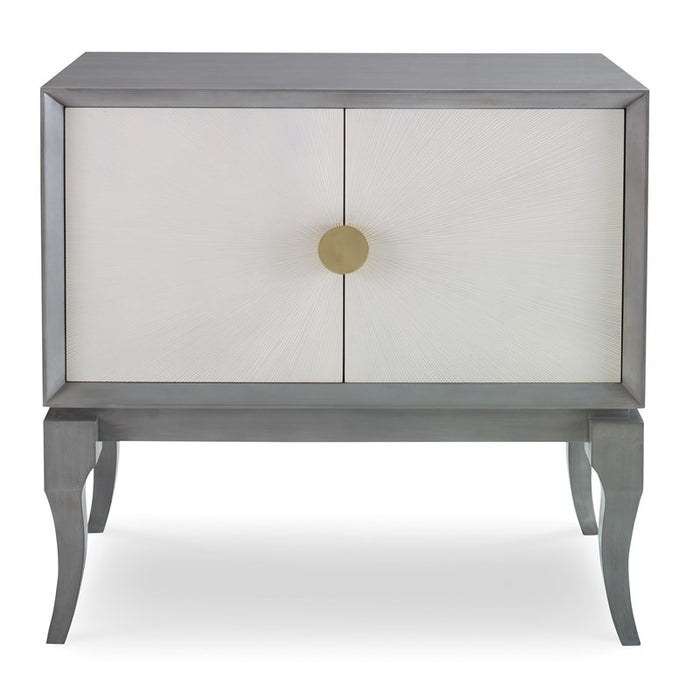 Ambella Home Collection - Avondale Cabinet - Grey / Linen - 27152-820-002