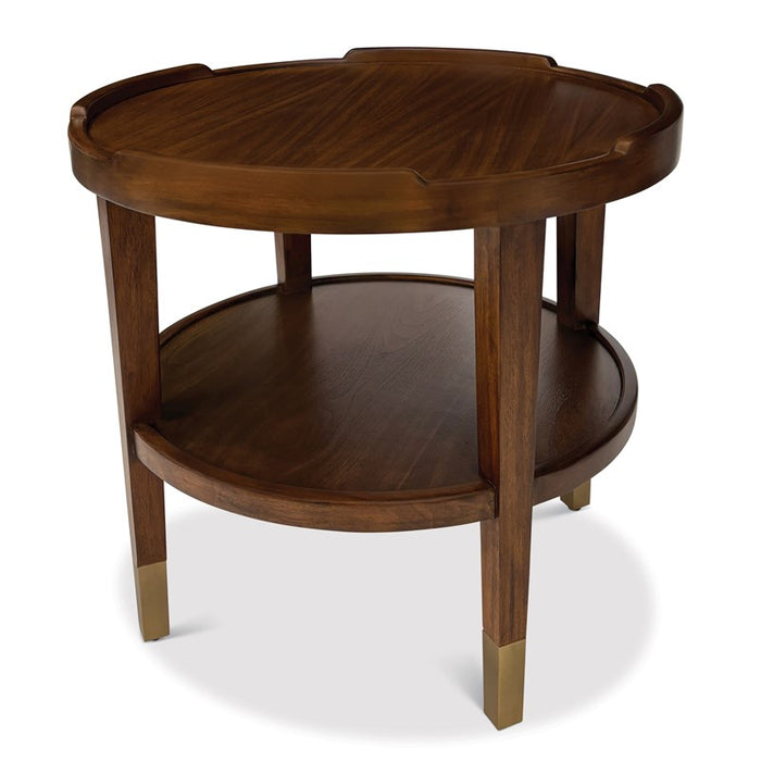 Ambella Home Collection - Crenellated Round End Table - 27192-900-001 - GreatFurnitureDeal