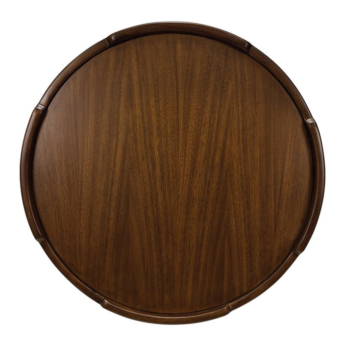 Ambella Home Collection - Crenellated Round End Table - 27192-900-001 - GreatFurnitureDeal