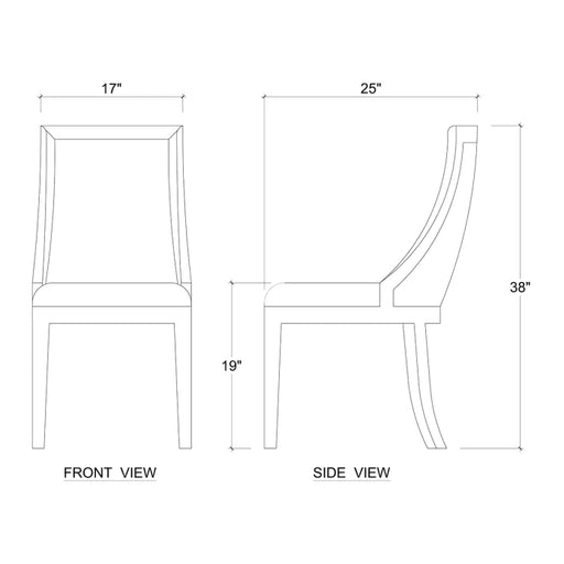 Bramble - Monarch Dining Chair -Set of 2- 27201STWSF204 - GreatFurnitureDeal