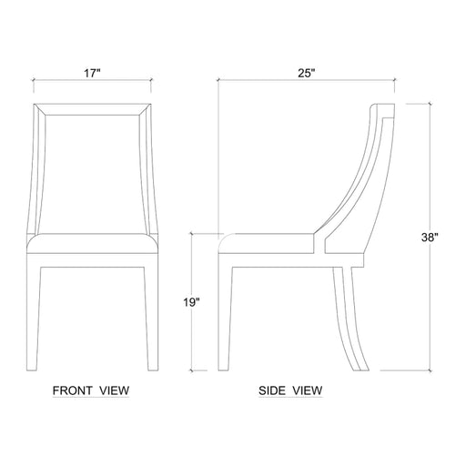 Bramble - Monarch Dining Chair - BR-27201STWSF204 - GreatFurnitureDeal