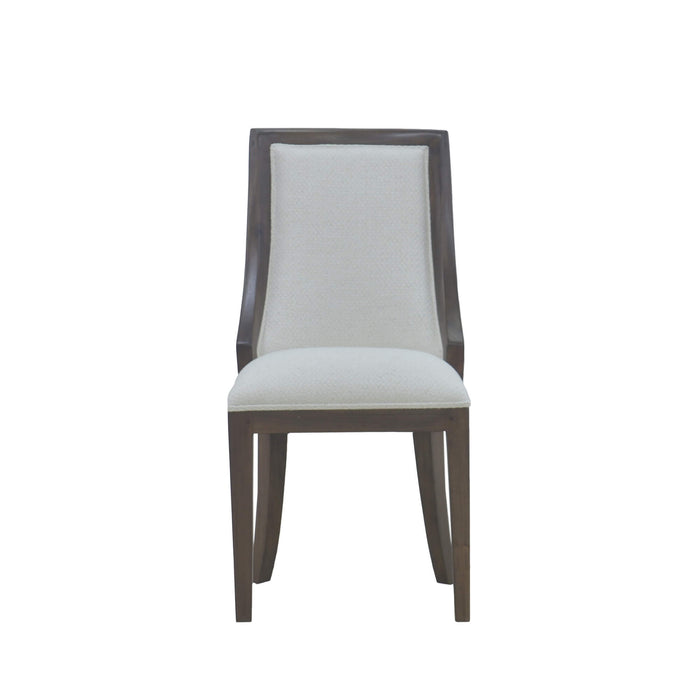 Bramble - Monarch Dining Chair in Dark Walnut, Dinara Natural - US-WS-27201WLTSF227----