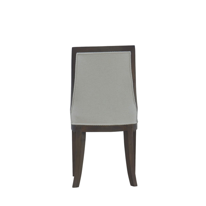 Bramble - Monarch Dining Chair in Dark Walnut, Dinara Natural - US-WS-27201WLTSF227----