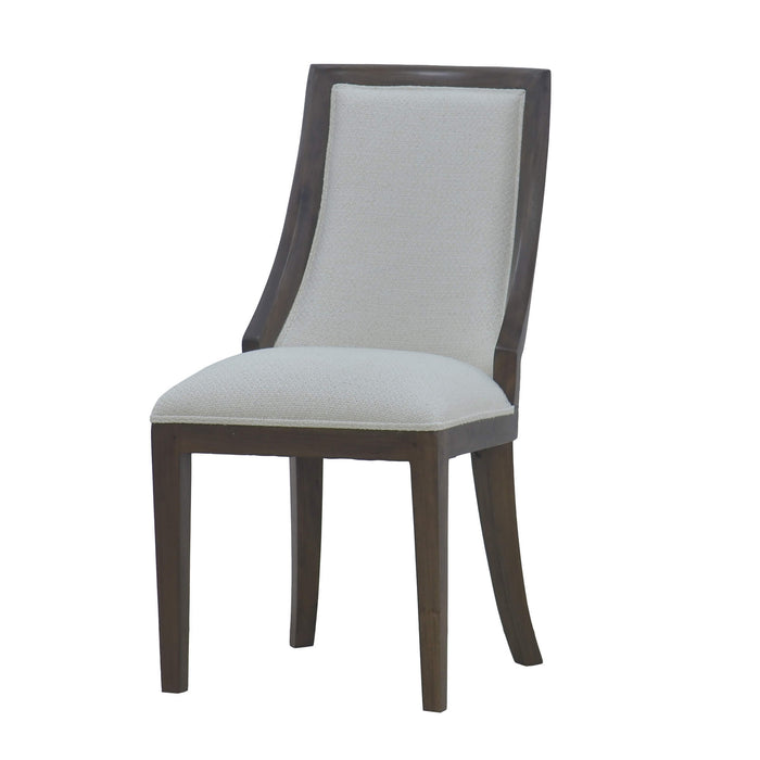 Bramble - Monarch Dining Chair in Dark Walnut, Dinara Natural - US-WS-27201WLTSF227----