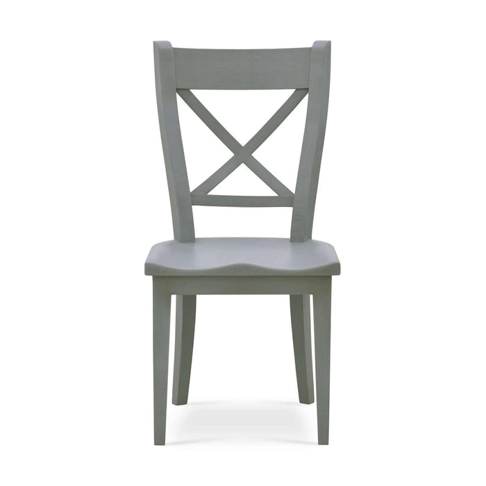 Bramble - Summerset Chair w/ Wood Seat in Grey Charleston (Set of 2) - 27206GCH-----